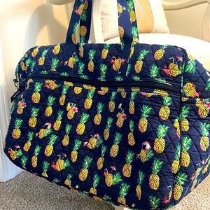 Vera Bradley Large overnight bag with Luggage sleeve.